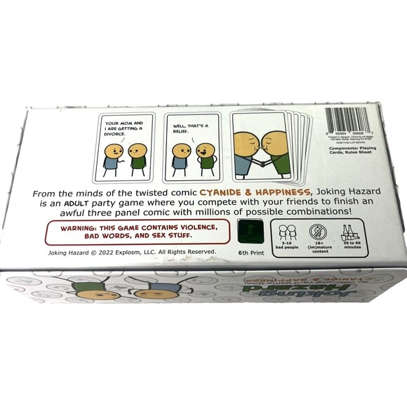 Joking Hazard an Offensive Card Game from Cyanide & Happiness Card Card Complete - Picture 2 of 11